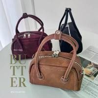 ราคา กระเป๋าหนัง MIIZII BAG BUTTER กระเป๋าสตางค์ 3 พับ (1733160682170648524)