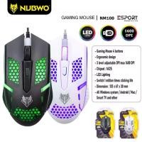 ราคา NUBWO NM-100 เมาส์ เมาส์เกมมิ่ง เล่นเกม MOUSE USB GAMING OPTICAL มีไฟ (1733361931605804911)