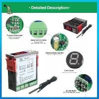 ราคา 110-220Vเครื่องควบคุมอุณหภูมิ เครื่องวัดอุณหภูมิ ตัวควบคุมอุณหภูมิ ต่ำ-สูง หน้าจอดิจิตอล วัดอุณหภูมิ ควบคุ เครื่องควบคุมอุณหภูมิ เครื่องวัดอุณหภูมิ ตัวควบคุมอุณหภูมิ ต่ำ-สูงหน้าจ (1733219991684351401)