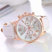 ราคา 2026 In-Stock Women'S Leather Strap Watch Geneva Quartz Watch Fashion Women'S Watch With Scale Men'S Watch (1733730931709806092)