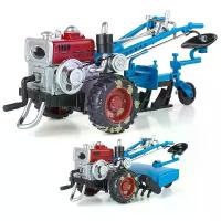 ราคา 1/24 Scale Retro Hand-guided สันเขา ploughing รถแทรกเตอร์/โรตารี่ไถพรวนรถโลหะผสมสะสมของเล่นของขวัญสําหรับเด็ก (1734236171850581504)