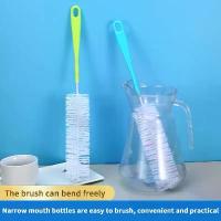 ราคา แปรงล้างขวดแบบยาวสำหรับล้างไวน์ เบียร์ ขวดกีฬา กระติกน้ำสุญญากาศแก้ว และขวดกีฬาคอแคบยาว อุปกรณ์ทำความสะอาด (1734085580555257200)