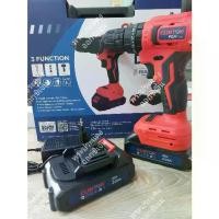 ราคา สว่านไร้สาย 21V สว่านแบตเตอรี่ สว่านกระแทก สว่านไฟฟ้า ก้อน 10mm CLINTON รุ่น FER-DRILL (1734342630132122633)