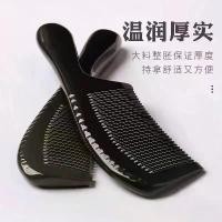 ราคา 2025 New Style Wholesale Black Yak Horn Comb Genuine Women's Long Hair Home Use Yak Horn Health Massage Comb (1733361374931683049)