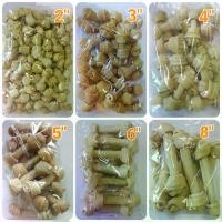 ราคา ขนมสุนัข กระดูกผูกสีธรรมชาติ เกรดA 2" 3" 4" 5" 6" 8" นิ้ว หนังผูกสีธรรมชาติ ขนาดบรรจุ(1kg) (1734067378496178143)