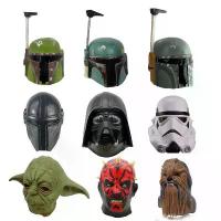 ราคา Star Wars Helmet Master Yoda Mask The Mandalorian Helmet Boba Fett Latex Darth Maul Headgear (1733575400054621741)