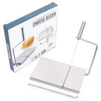 ราคา ขายดี มีดชีสอเนกประสงค์ สแตนเลส พร้อมเกจ สำหรับหั่นซอสซีเจอร์ แฮม ชีส และเฟต้า (1733921759363826883)