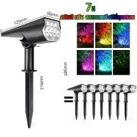 ราคา Discount โคมไฟสนาม โคมไฟประดับสวนโซล่าเซลล์ LED Solar light garden ไฟปักสนาม ไฟติดผนัง สวน solar light (1733552657116529942)