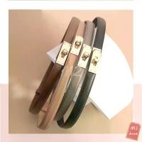 ราคา Discount 【จากกรุงเทพฯ】เข็มขัดแฟชั่นหัวลอค อะไหล่ทอง ใส่แล้วดูรวยขึ้นมา10ระดับ เข็มขัดที่ไม่ต้องมีรู (1733417712909059577)