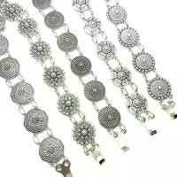 ราคา Discount March jewelry เข็มขัดอีสาน ชุดล้านนาไท เข็มขัด เงินโบราณ เอว40นิ้ว (1733501623548085753)