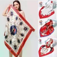 ราคา Discount ผ้าพันคอผ้าซาติน ผ้าคลุมไหล่ซาติน ผ้าพันคอ ผ้าไหมซาติน ขนาด 90*90ซม สินค้าพร้อมส่งในไทย (1732390261319697551)