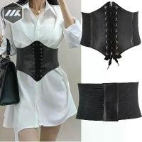 ราคา Discount MK เซ็กซี่ Body Shapewear กว้างเข็มขัดหนัง Cummerbunds เข็มขัดผู้หญิงสูงเอว Slimming Corsets และ Bustiers ผู้หญิงรัดตัว (1734275619953084383)