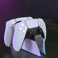 ราคา Fast Controller Charging Station with Dual Fast Charger Dock for PlayStation 5 DualSense Controller, PS5 Accessories with a USB-C Cord (1733510322822940354)