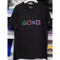 ราคา [ส่งจากไทย](ผ้าฝ้าย 100%) เสื้อยืดแขนสั้นพิมพ์ลาย PlayStation Theme | สไตล์ ไม่จํากัดเพศ | สไตล์เกมคลาสสิค | ผ้าฝ้ายแท้ ใส่สบาย ระบายอากา (1734300778413524032)