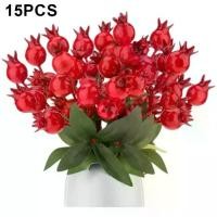 ราคา ผลทับทิมปลอมสำหรับตกแต่งบ้าน ผลไม้โฟมเหมือนจริง อุปกรณ์งานฝีมือ DIY (1733740177786963055)