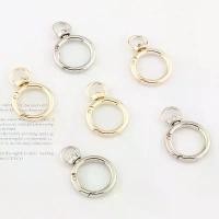ราคา ห่วงสปริงล็อค ห่วง กลม เงิน ทอง ขนาด 25mm สำหรับ อุปกรณ์งานฝีมือ ทำพวงกุญแจ DIY (1732921230924220298)