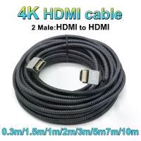 ราคา HDMI Cable 4K Slim HDMI to HDMI 2.0 Cable for HDMI Splitter Extender PS4/PS3 Apple TV HDTV Projector 2.0 HDMI Cable (1734071398375851768)