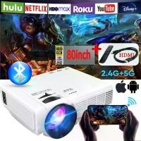 ราคา COD โปเจกเตอร์เล็ก โปรเจ็คเตอร์มินิ โปรเจคเตอร์ projector 1080P HD 1800 lumens มินิโปรเจคเตอร์ เครื่องฉายหนัง เครื่องฉาย mini โปรเจคเตอร์ขนาดเล็ก โฟกัสอัตโนมัติ เครื่องฉายมินิ pr (1733562198998091003)