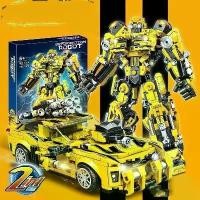 ราคา Compatible with LEGO Transformers Bumblebee Autobot Boys' Toys Educational Building Blocks Optimus Prime Mecha (1733345224582726800)