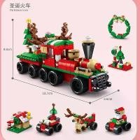 ราคา in stockใช้งานร่วมกับเลโก้บล็อกตัวต่อรถไฟคริสต์มาส Reindeer Igloo เด็กการศึกษาประกอบ Christmas Building B (1733355295685838819)