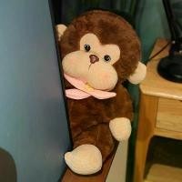 ราคา ตุ๊กตาตุ๊กตาลิงน้อยน่ารักตุ๊กตาตุ๊กตากอริลลา Ragdoll ผ้าพันคอ Building Block Monkey เด็ก ๆ นอนหลับกับ บริษัท (1734160577222247765)