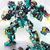 ราคา Compatible with LEGO Domestic Building Blocks Optimus Transformer Mecha King Kong Pillar Robot Assembly Children's Toy Boys Gift (1733957201278633201)