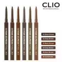 ราคา ปรับสีผิว . Clio Extreme Gelpresso Pencil Liner Eyeliner Pencil, Soft Texture, Easy to Write, Smooth, Clear Color, Long Lasting, Waterproof, Sweat-Proof, Does Not Smudge. ม้วนยาวโยก (17344561152630139