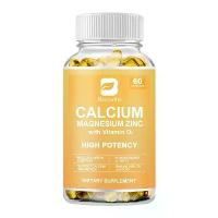ราคา ที่นิยมมากที่สุด จัดส่งเฉพาะจุด BEWORTHS แคลเซียม แมกนีเซียม วิตามินดี3 ซิงค์ Supplement with Cal&Mag Citrate Promotes Healthy Bones and Teeth Supports (1734329614116685089)