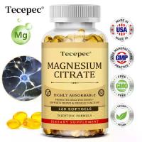 ราคา Tecepec Magnesium Citrate Health Supplement | 400mg Magnesium | Support Nerve & Muscle Wellness 30 60 120 Capsules (1733699902288201334)