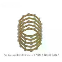 ราคา จำนวนจำกัด ส่งเร็ว สำหรับ Kawasaki EL250 Eliminator GPX250 GPX250R ZZR250 EL252 EL 252 F GPX ZZR 250 R ชุดแผ่นคลัตช์มอเตอร์ไซค์ 5 ชิ้น (1734209097138341720)