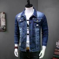 ราคา เสื้อแจ็คเก็ตยีนส์ EL สำหรับผู้ชาย แฟชั่นฤดูใบไม้ผลิ ปักลาย สไตล์เกาหลี ทรงสลิมฟิต เสื้อแจ็คเก็ตผู้ชาย พลัสไซส์ ยืดได้ เหมาะสำหรับวัยรุ่น เสื้อแจ็คเก็ตยีนส์ (1732093059982657236)