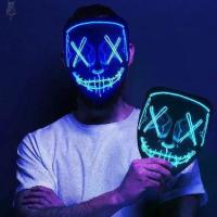 ราคา หน้ากากแฮกเกอร์ EL หน้ากากสยองขวัญเรืองแสง LED แบบเต็มหน้า สำหรับทุกเพศ หน้ากากปาร์ตี้รูปตัววี หน้ากากตัวตลก (1734355984708109963)