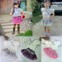 ราคา (รหัสEL)ชุดพื้นเมืองเด็กผู้หญิง ชุดไทยประยุกต์ ชุดไทยล้านนา ผ้าฝ้าย (1729634709941422188)