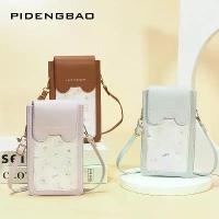 ราคา 2025 New Cute Bear Touch Screen Phone Bag Thin Mini Shoulder Crossbody Bag for Girls begkait Beg Tangan Wanita Chain gg marmont bagsling Handbag putih cadangan bahuwanita Ladie (1733169087230937024)