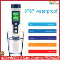ราคา [ส่งฟรี] ใหม่5-In-1ตัวทดสอบคุณภาพPH/EC (การนำไฟฟ้า) /TDS (Ppm)/ความเค็ม (Ppt)/เครื่องวัดอุณหภูมิพืชสวนกันน้ำ 5 in 1 TDS EC PH Salinity Temperature Meter Digital Water Quality Mon (1733357291935794912)