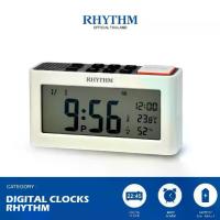 ราคา RHYTHM นาฬิกาตั้งโต๊ะ นาฬิกาดิจิตอล LED digital clock ตั้งปลุกได้ ปรับเสียงดัง 2 ระดับ จอแสดงอุณหภูมิ ความชื้น ปฏิทิน มีไฟหน้าจอ ดูเวลากลางคืน นาฬิกาปลุก (1733561580857231358)