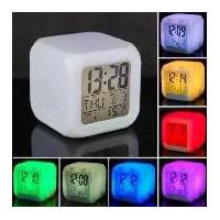 ราคา นาฬิกาปลุกดิจิทัล LED 7 สีแบบเปลี่ยนได้ รุ่น 2.7 shanghai table clock โมเน่ นาฬิกาปลุก greek water นาฬิกา โซล่าเซลล์ นาฬิกาปลุกเสียงรถ (1734093083038090980)