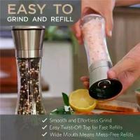 ราคา Stainless Steel Pepper Grinder Salt and Pepper Shaker Salt Grinder Salt and Pepper Shaker Pepper Mill Muller Spice Sauce Grinder (1733319984105555753)