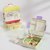 ราคา COBE Cartoon Bento Lunch Box Lunch Container with Utensils Insulated Food Container Kids Student Lunch Container Sauce Lunch Box (1734021881219286177)