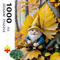 ราคา Smart Watch 1000 Piece Puzzle - Enchanted Forest Autumn Gnome, 1000 Pieces, Large Adult and Family Puzzle, Challenging Puzzle Game, Vibrant Autumn Colors, Golden Brown Leaves and (1733953288265041467)