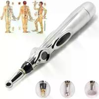 ราคา Acupuncture Pen 3-in-1 Electronic Acupuncture Pen for Pain Relief, Powerful Meridian Energy Pulse Massage Pen with Massage Gel Included (1734446487388980659)