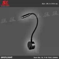 ราคา SL Lighting โคมไฟติดผนัง โคมไฟหัวเตียง LED 3W 3000K รุ่น B-730C (1732927110954124516)