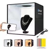 ราคา PULUZ 40cm Folding Portable Ring Light Photo Lighting Studio Shooting Tent Box with 6 x Color Backdrops, Size: 40cm x 40cm x 40cm (1729658595414870877)