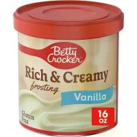 ราคา แนะนำ ขายดี Betty Crocker Rich & Creamy Vanilla Frosting เบ็ตตี้ ครอกเกอร์ ริช แอนด์ ครีมมี่ วานิลลา ฟรอสติ้ง 453g. (1734314894758283198)