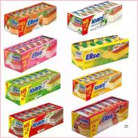 ราคา Ellse Snacks, Whole Box, Layer Cake, Stuffed with Cream, Pandan, Vanilla, Chocolate, Strawberry, Jam. สินค้าแนะนำ (1734447301819139552)