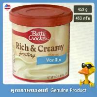 ราคา COD. Betty Crocker Vanilla Rich & Creamy Frosting 453g อาหารทดแทน (1734337942429861104)