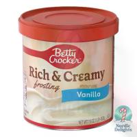 ราคา COD. Betty Crocker Rich & Creamy Vanilla Frosting 453g Ready to Use Icing Cake Cupcake Frosting American Gluten Free Classic / Rich & Creamy Vanilla Frosting Betty Crocker 16oz f (1734346166576252901)