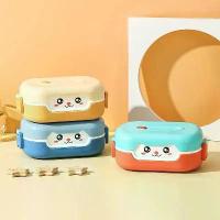 ราคา กล่องอาหารกลางวัน ลายการ์ตูน ทรงสี่เหลี่ยมผืนผ้า พลาสติกป้องกันการรั่วซึม แบบพกพา เหมาะสำหรับนักเรียน ไมโครเวฟ ภาชนะใส่อาหาร (1730298783615585269)