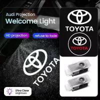 ราคา โปรเจคเตอร์ LED HD พร้อมโลโก้ประตูรถ ไฟต้อนรับ อุปกรณ์เสริมสำหรับ Toyota Corolla Yaris Aygo Prius Camry Auris Avensis 4Runner (1734340555489117885)