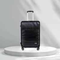 ราคา The Magnet WETZLARS กระเป๋าเดินทาง ขนาด 28 นิ้ว พร้อมช่องใส่ของด้านหน้า รุ่น Spring-01 29x51x70 ซม. สีดำ (1734374794058499452)